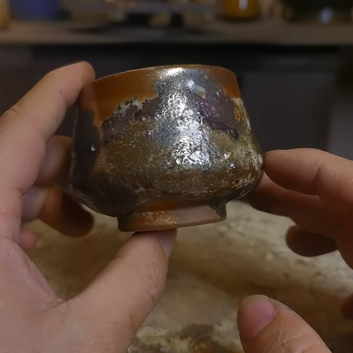 盘手工高温原矿窑变