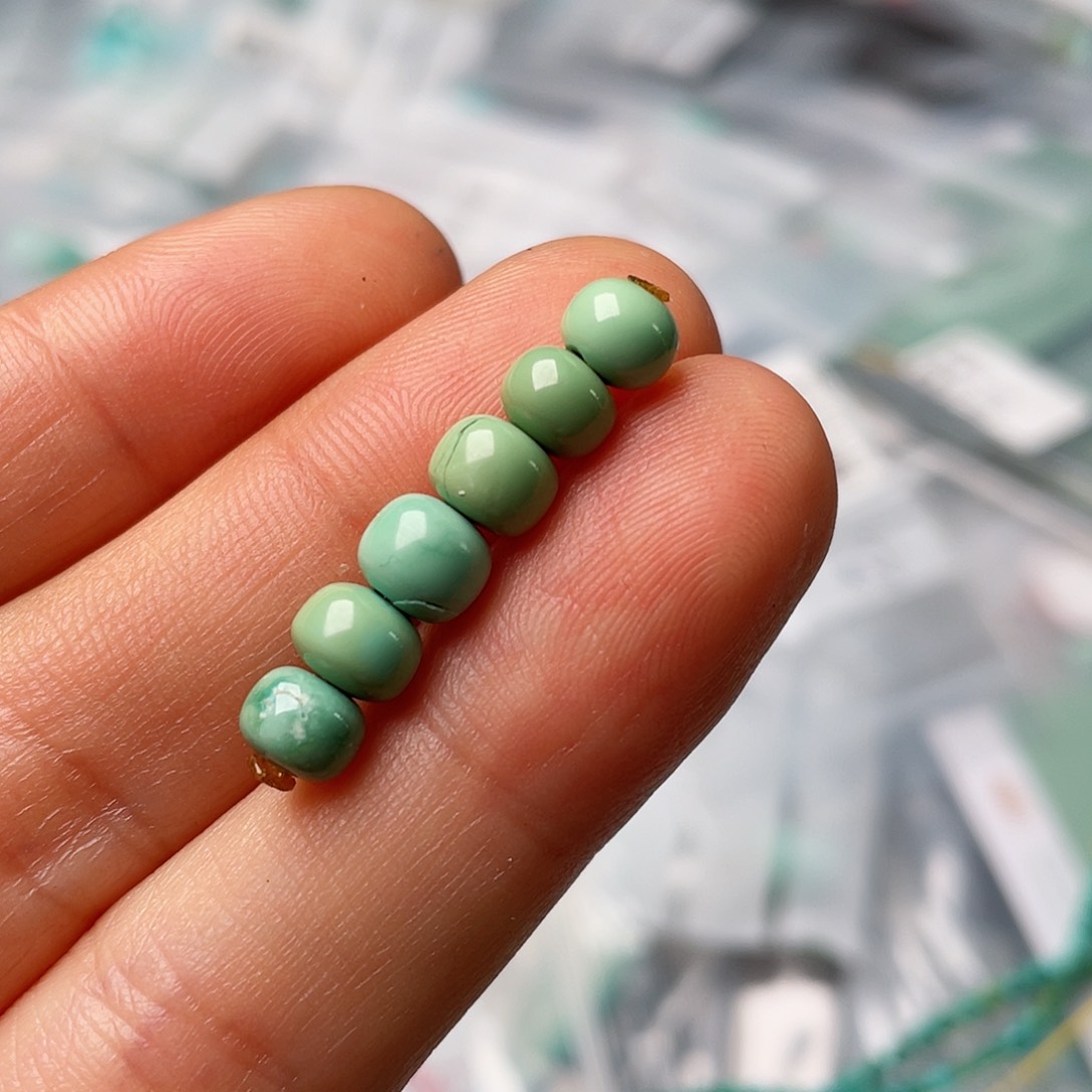 绿松石珠宝半成品未镶嵌