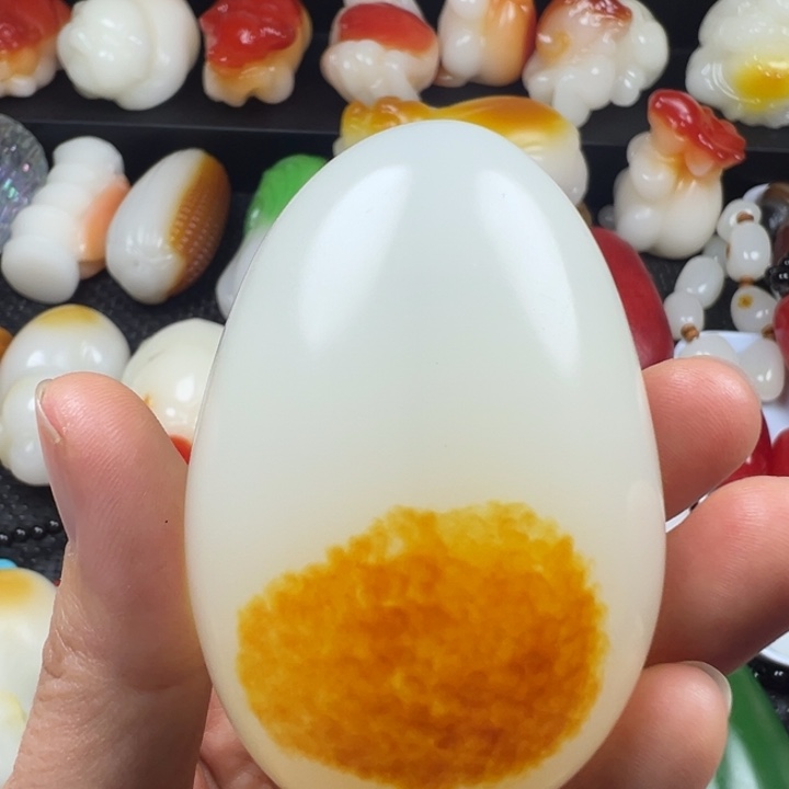 新疆戈壁五彩石金丝