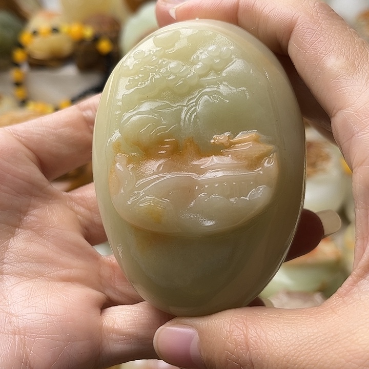 石材古青石不退换山水