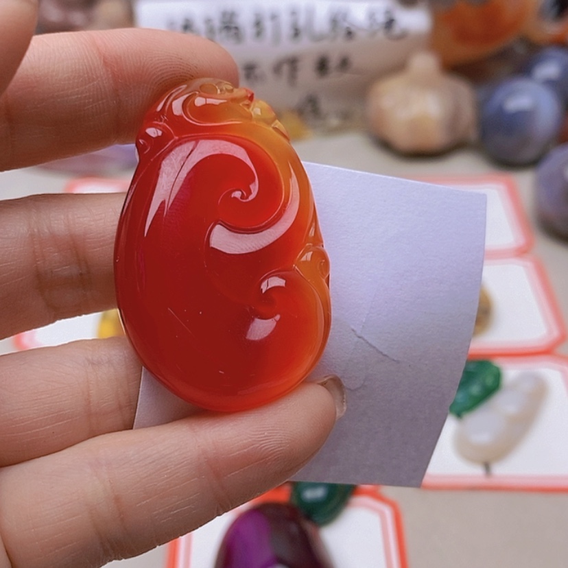 【闪购商品】未镶嵌玛瑙/玉髓珠宝半成品池**华