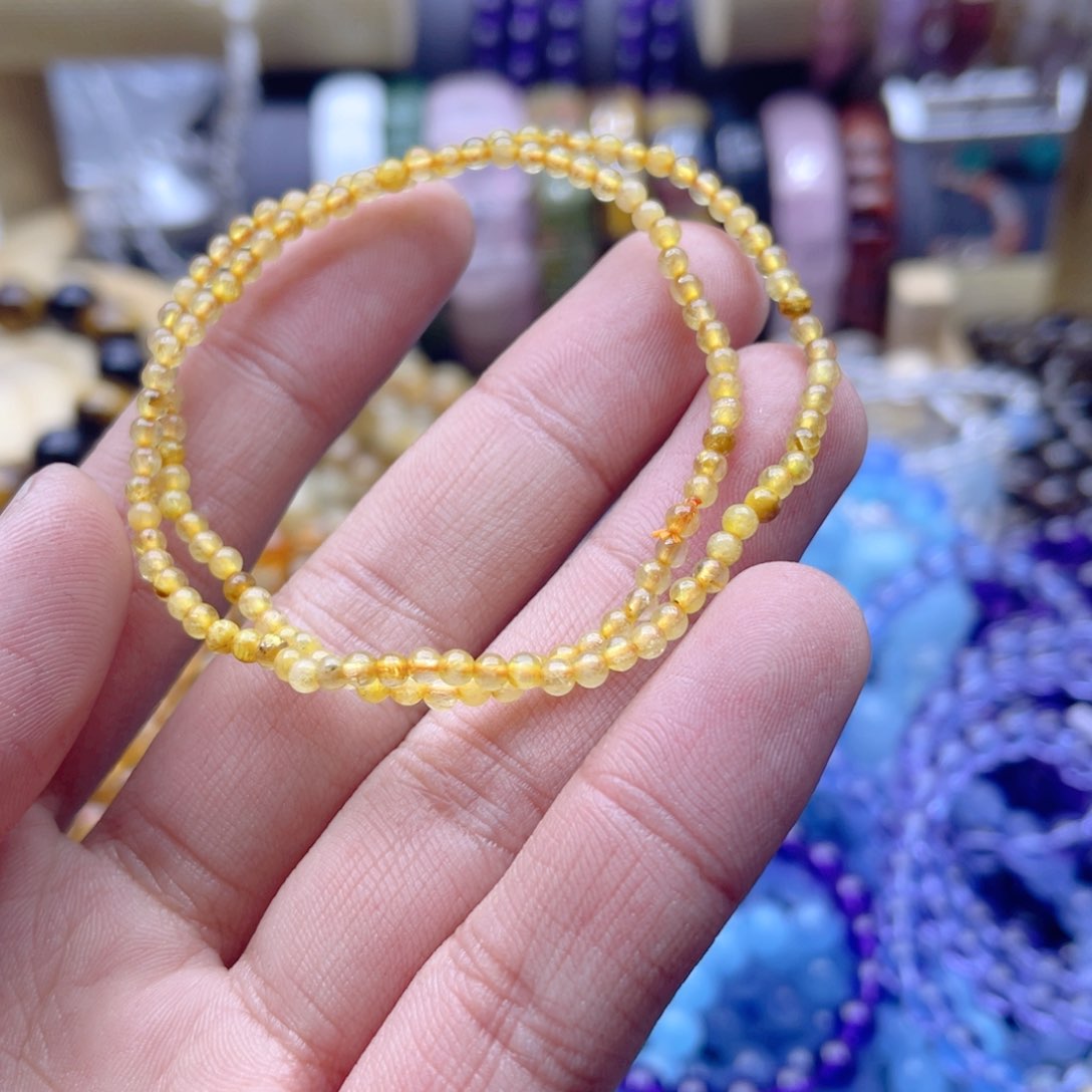 水晶手链银S925镶嵌111111