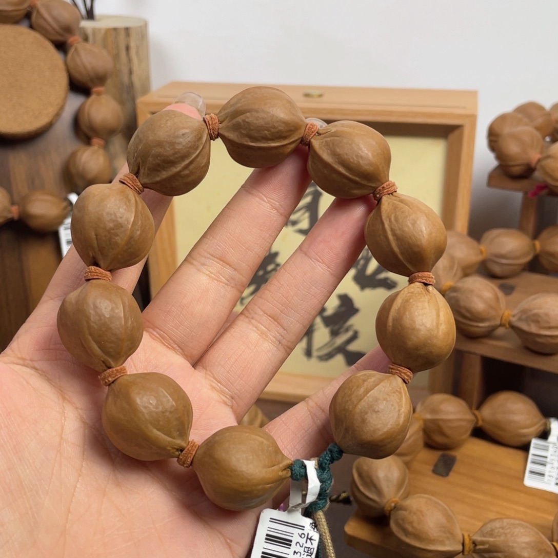 你***遍橄榄核手串/手链21*24梅林铁核