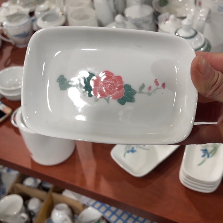 醴陵高温瓷釉下手绘13厘米