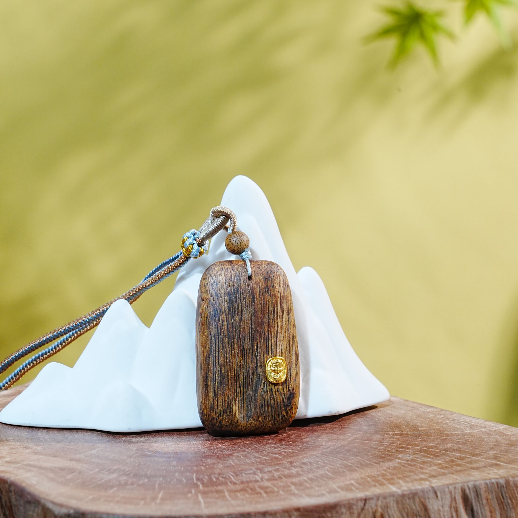 【正区】文莱软丝黑奇楠无事牌 4.6x2.7x1.1cm  10.5g 251125011  F