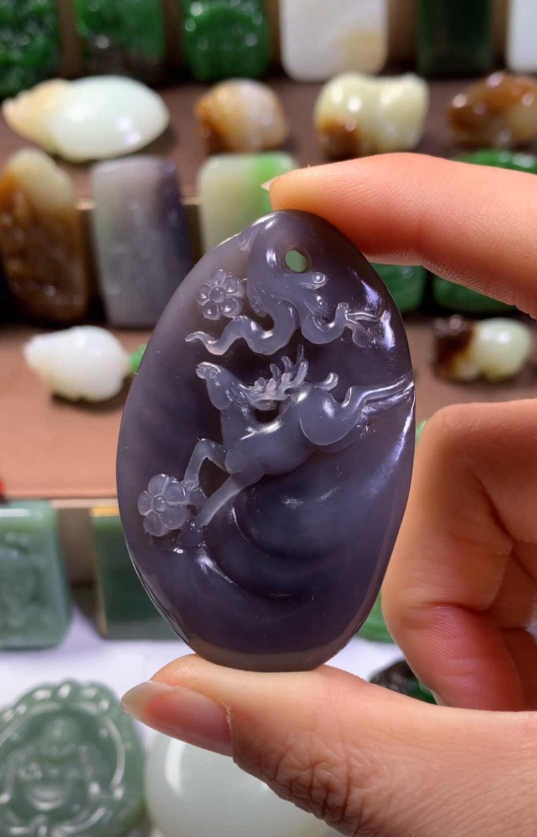 和田玉挂件未镶嵌