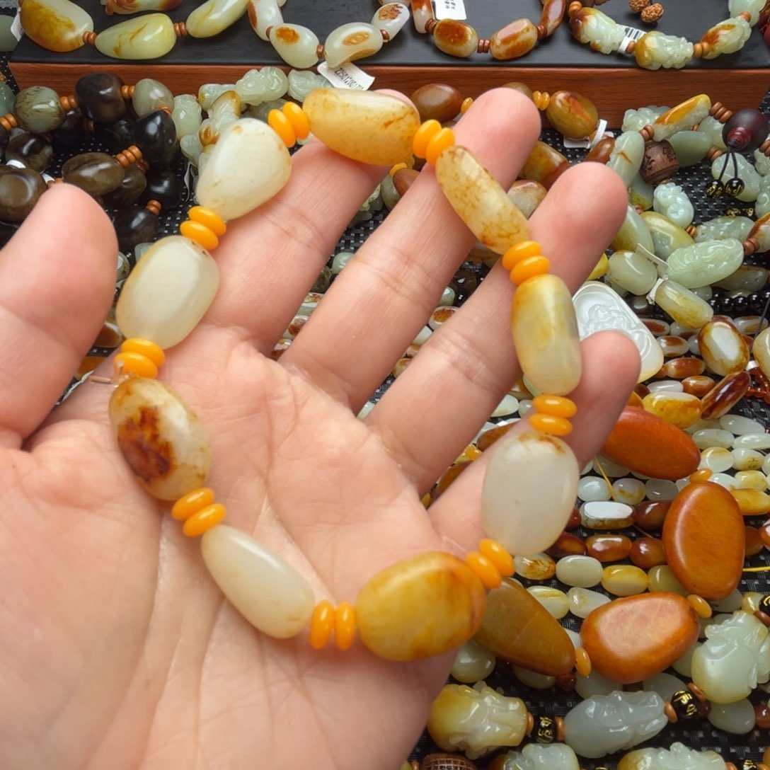 和田玉手链未镶嵌