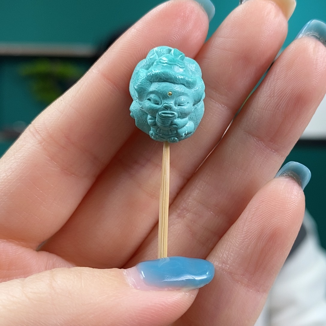 绿松石珠宝奇石未镶嵌