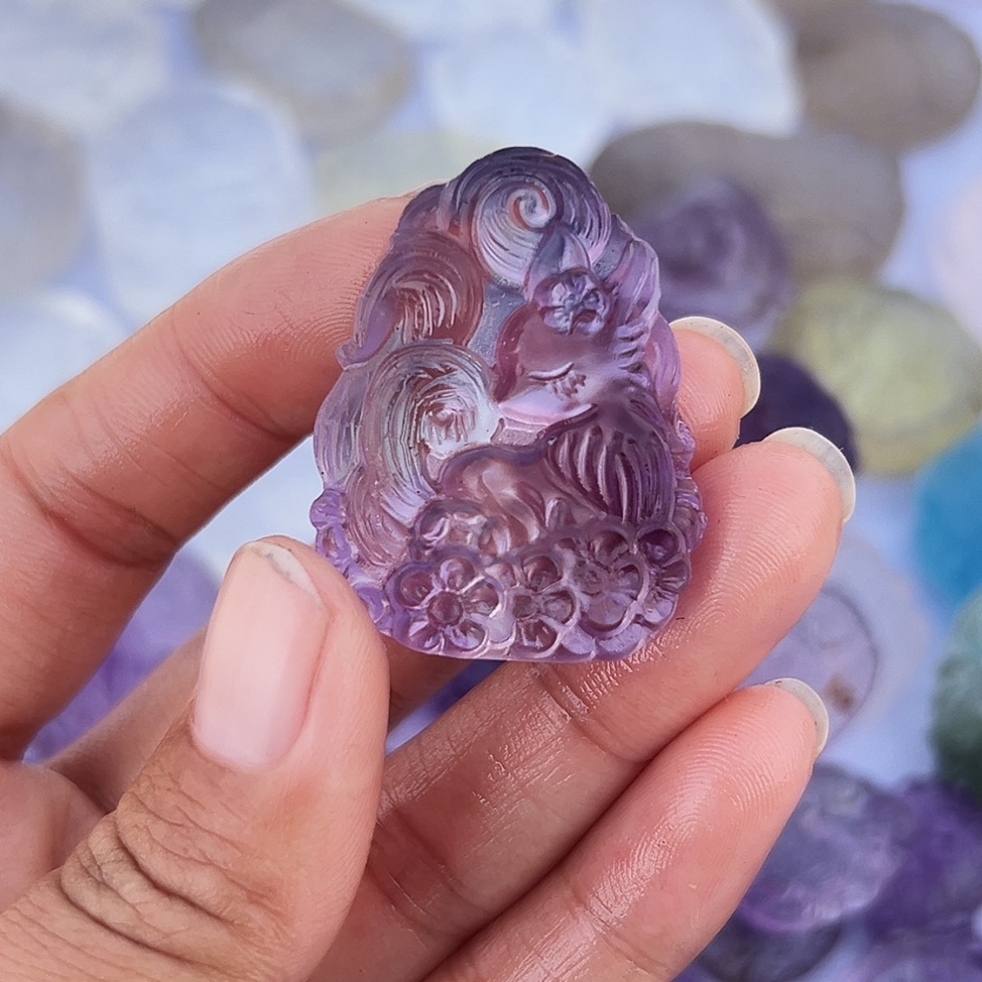 颈饰未镶嵌水晶九尾狐