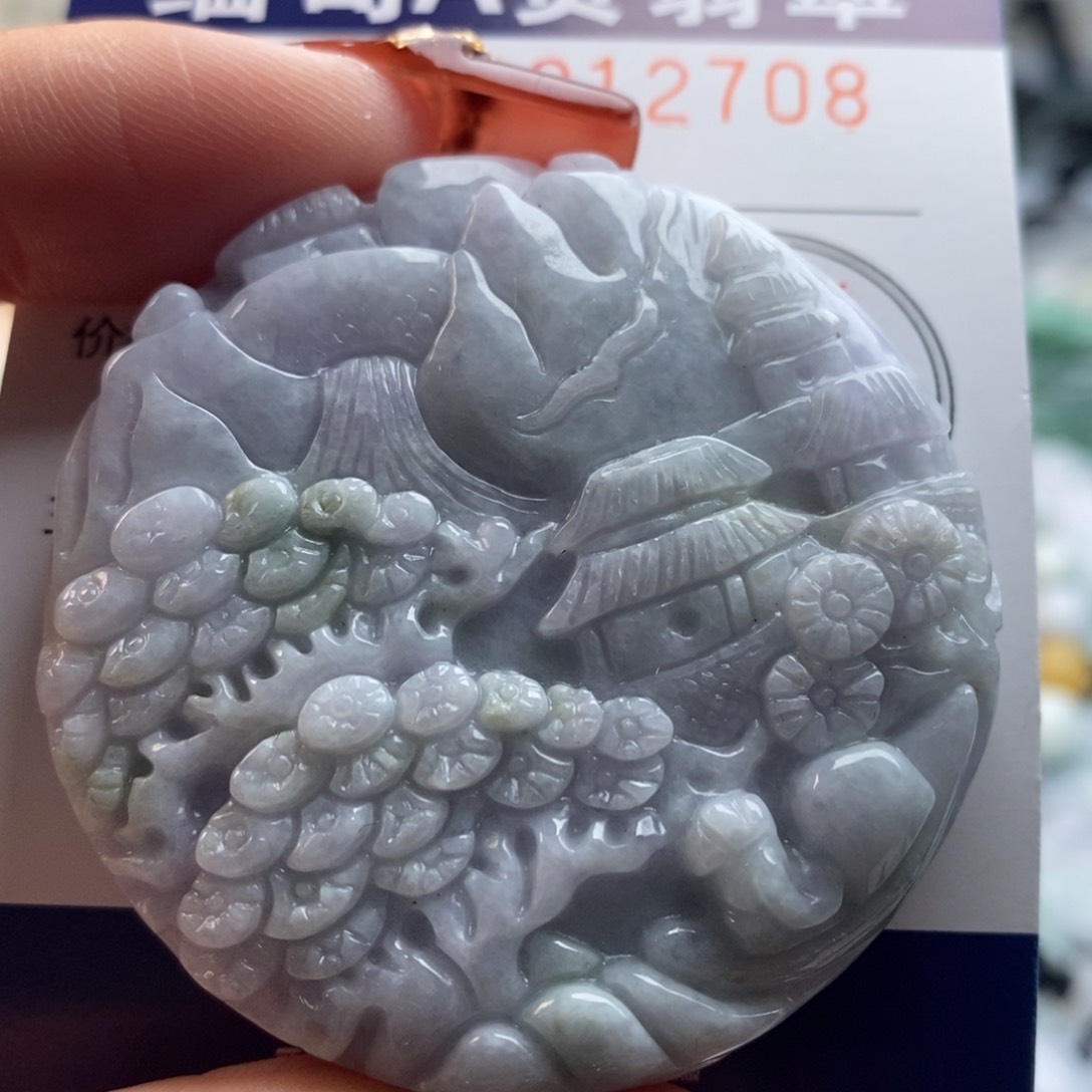 翡翠吊坠(不含链)未镶嵌