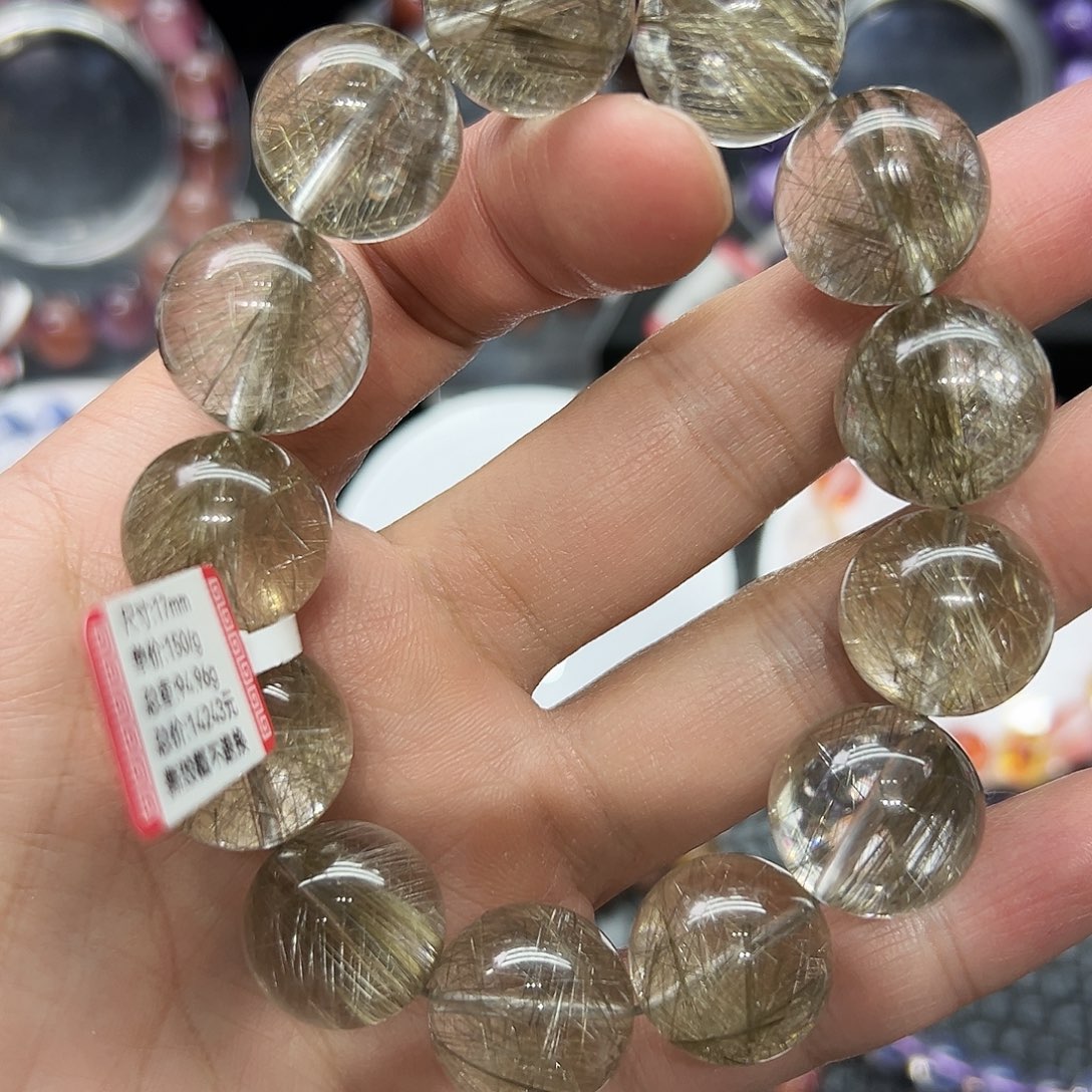 未镶嵌水晶手链好看