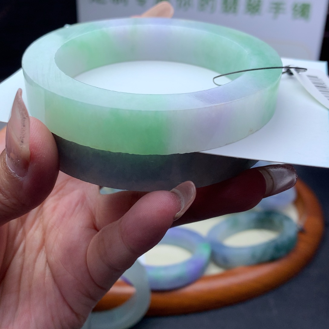 定制翡翠翡翠手镯未镶嵌