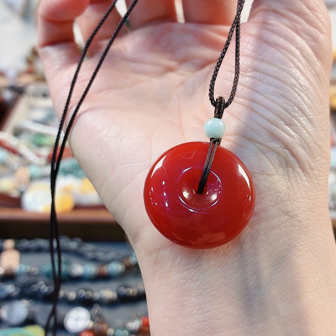 招***喵翡翠未镶嵌手链手串