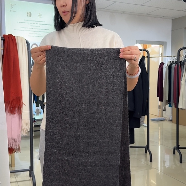 纯羊绒保暖围巾092