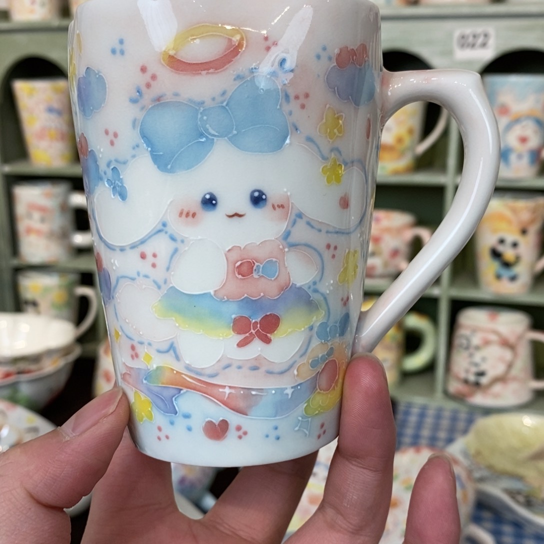 瓷片玉桂狗马克杯微瑕