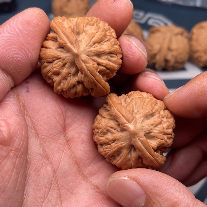 文玩核桃吊坠夏*墨莲花