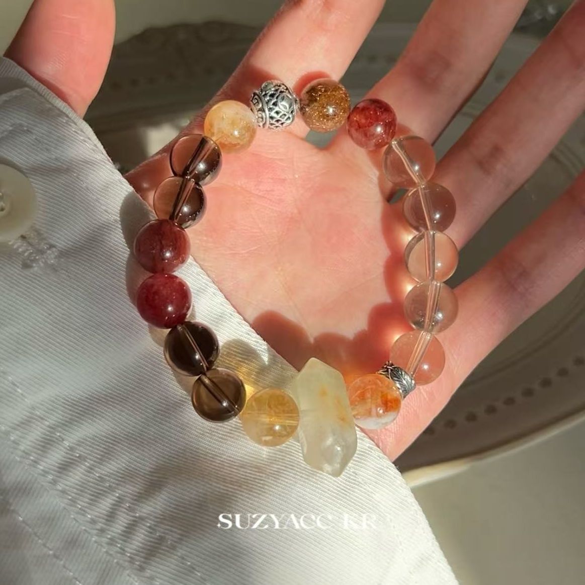 Suzyacc Kr 925银手链 925银新中式手链DC0219