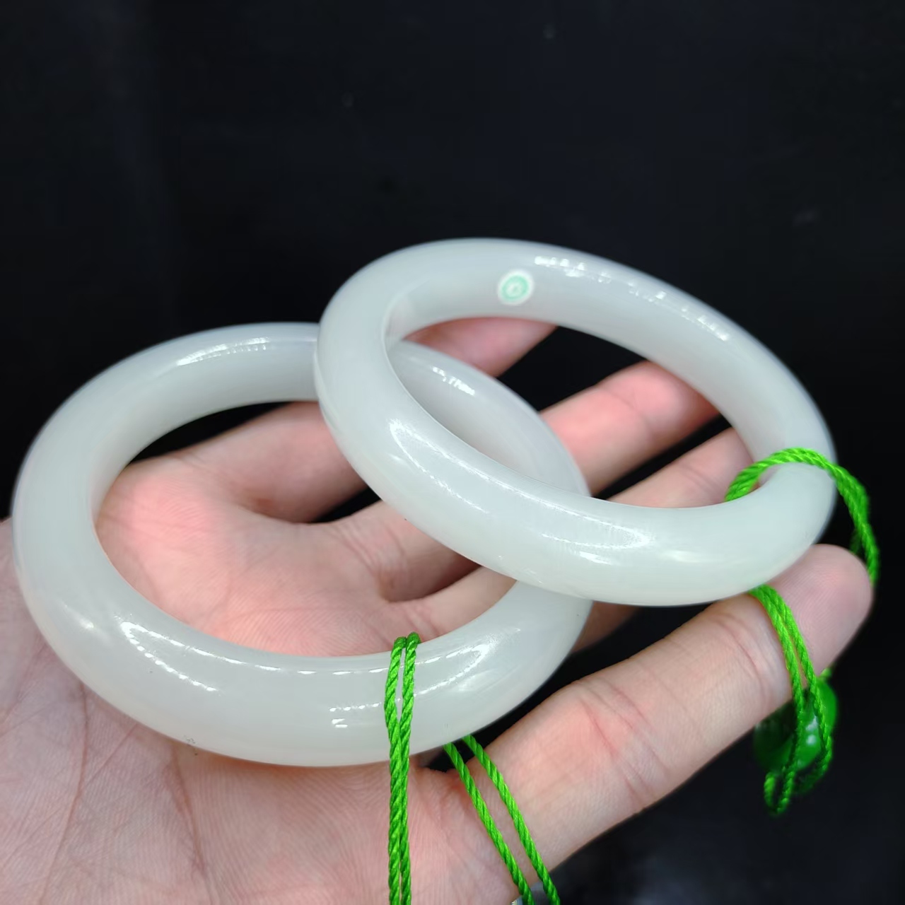 【龙龙严选】和田玉宽条手镯J37【多样性发其一】圈口52-60mm