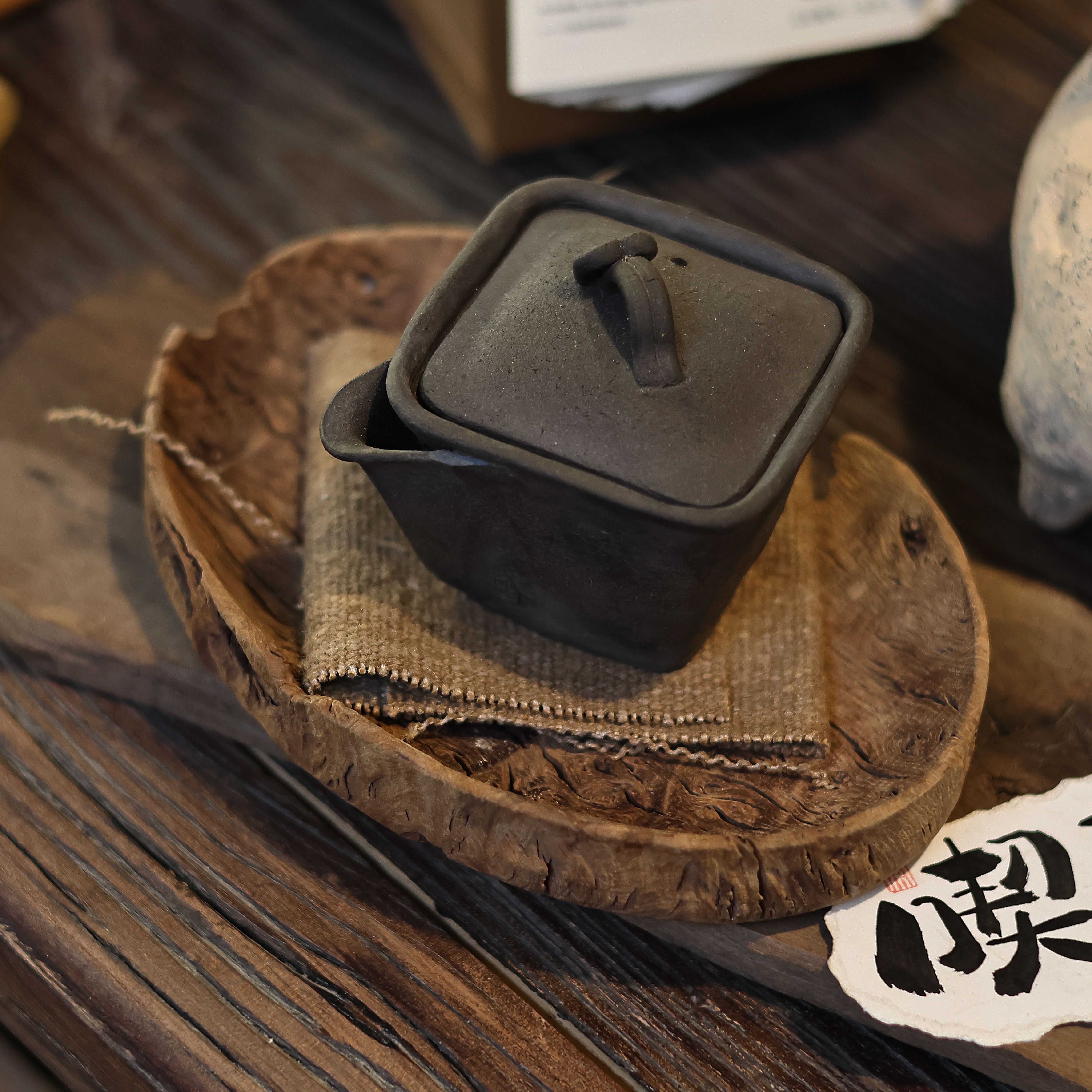 【柿间浅憩】手工*柴烧*南蛮*小宝瓶