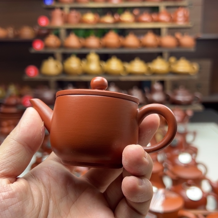 এ***༗茶壶紫砂朱泥汉瓦壶80毫升