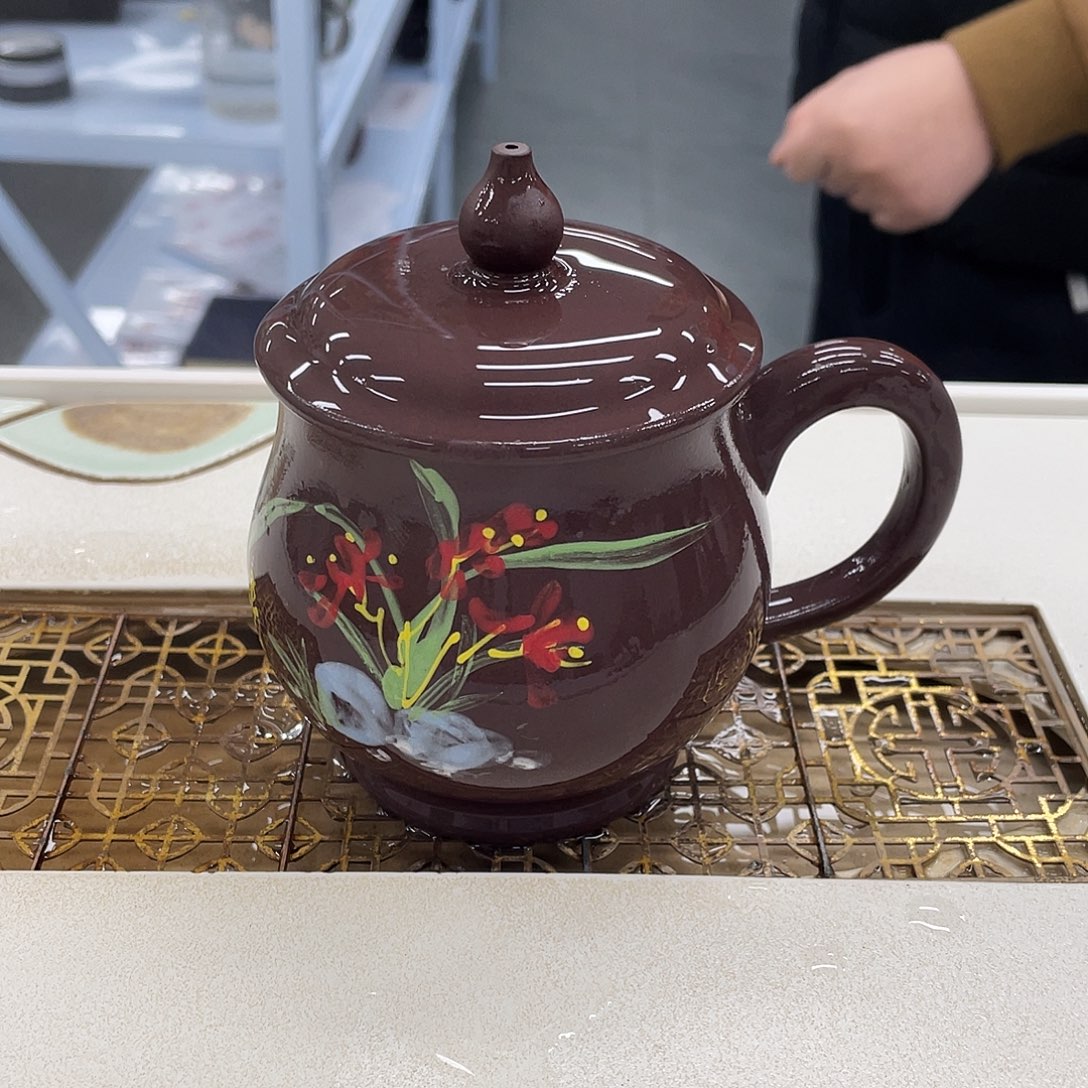 茶杯紫砂紫砂盖杯