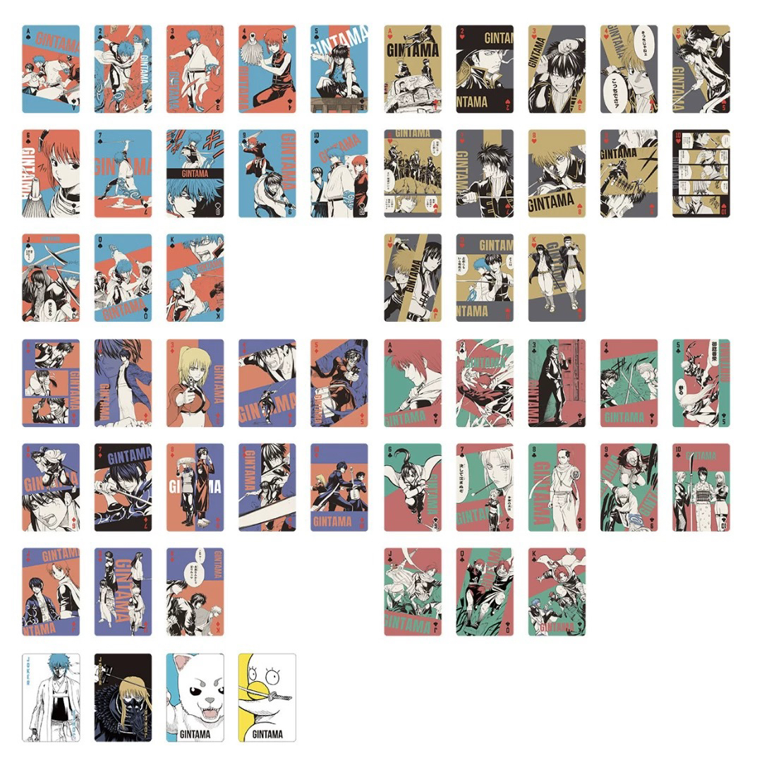 【银魂】原画展 扑克 小卡（背抽）