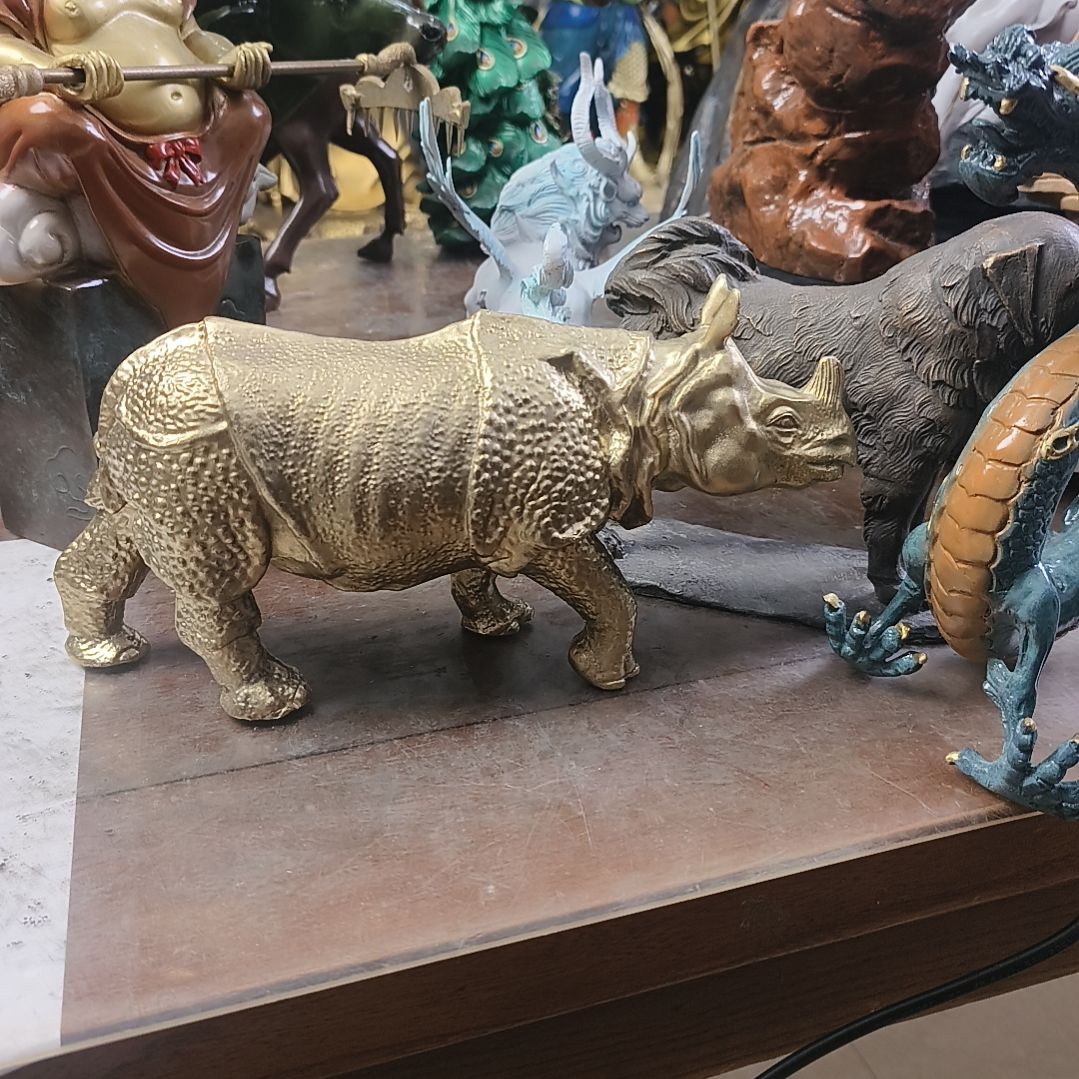 十***郎黄铜铜雕工艺品源头厂家可定制