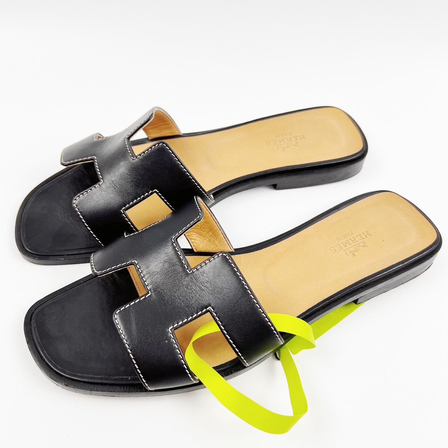 95新 Hermes/爱马仕 爱马仕/Hermes 37.5码 H拖 97新 lz01062