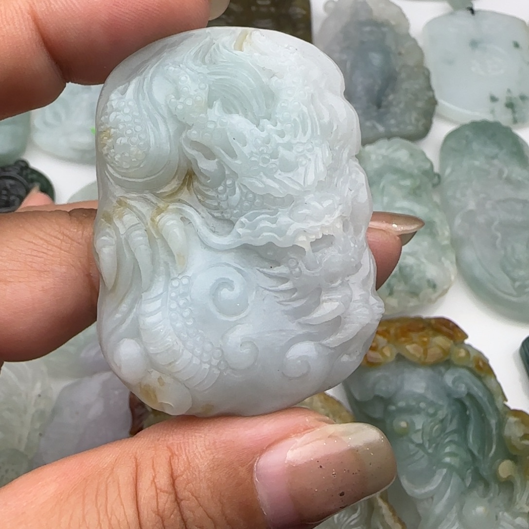 仰***风定制翡翠未镶嵌翡翠