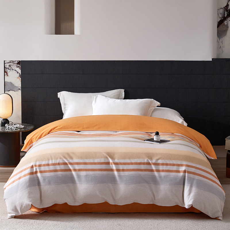 【单被套】加厚100%全棉磨毛被罩亲肤斜纹单人双人轻奢简约床上用品