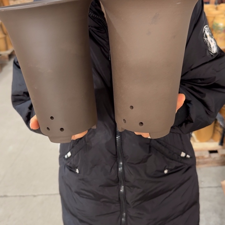 紫砂花盆 高度21口径15