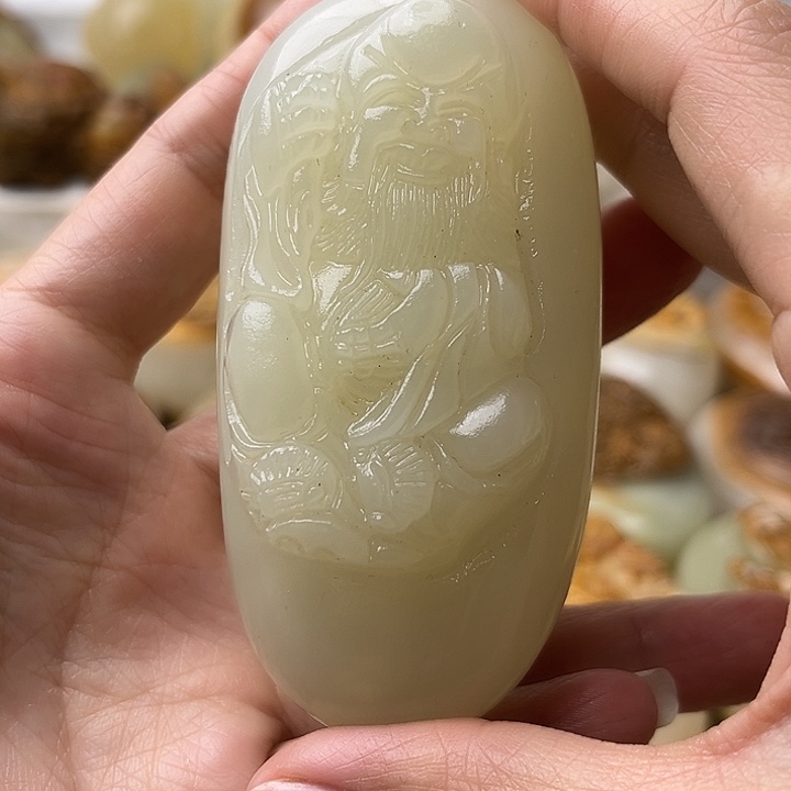 石材古青石不退换寿星