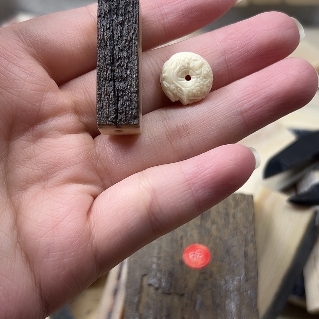 “***”猛犸象牙手串/手链/手镯猛犸原材料边角料大块料