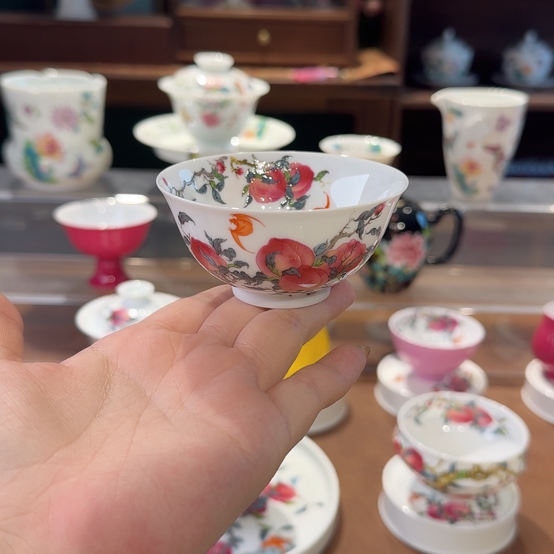 珐琅彩主人杯茶具茶具