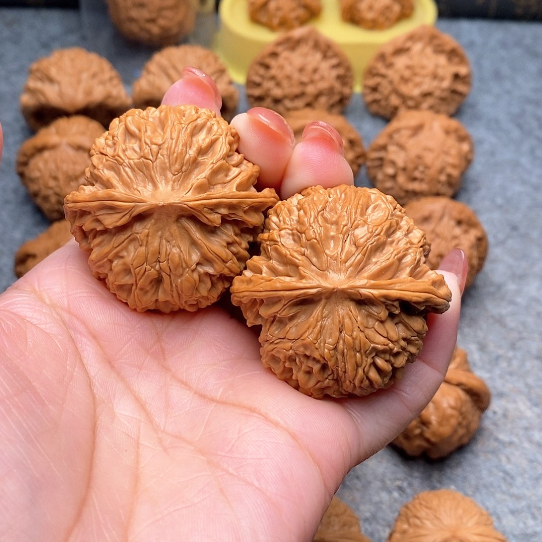文玩核桃把件精品天花板苹果45全品