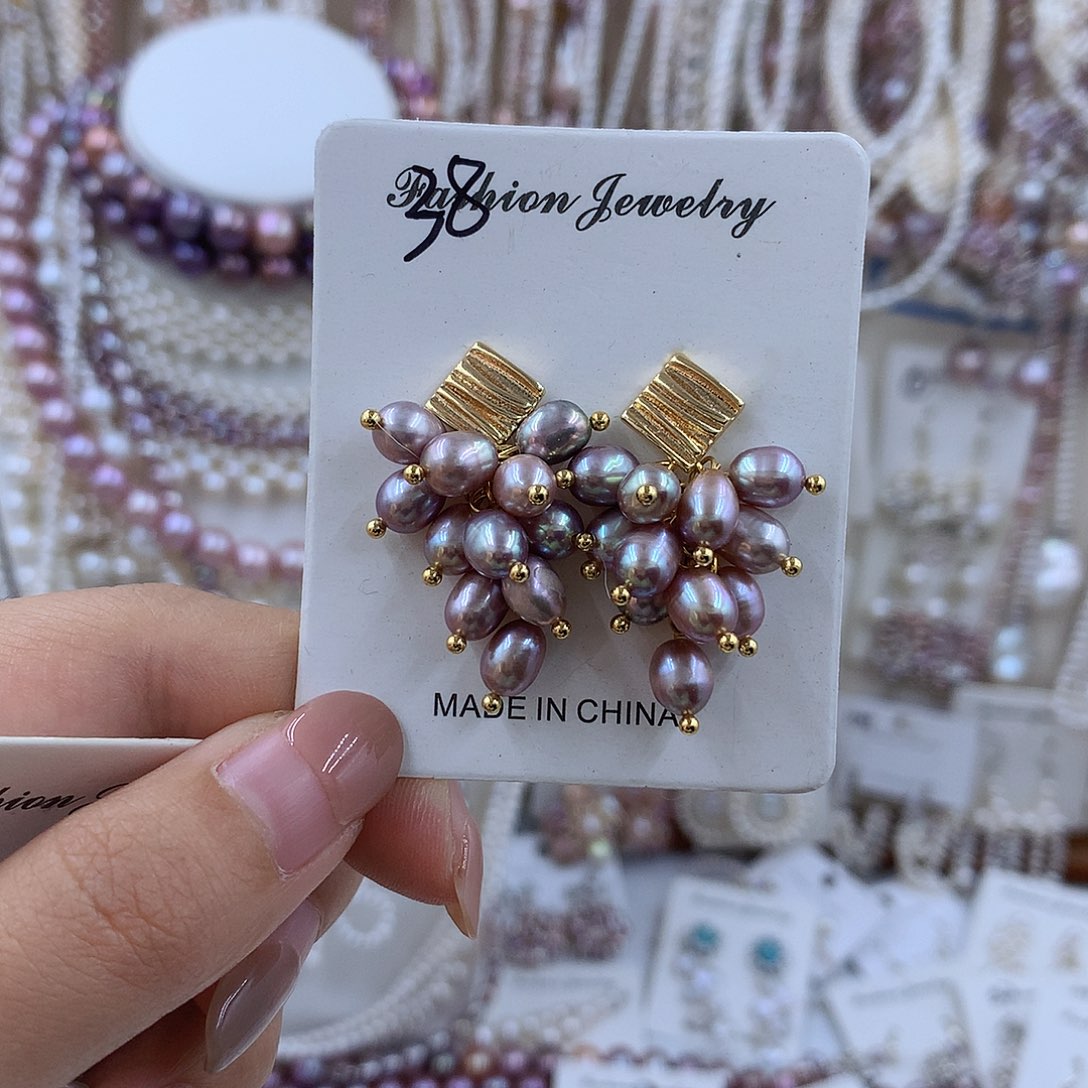 项链银S925镶嵌淡水珍珠