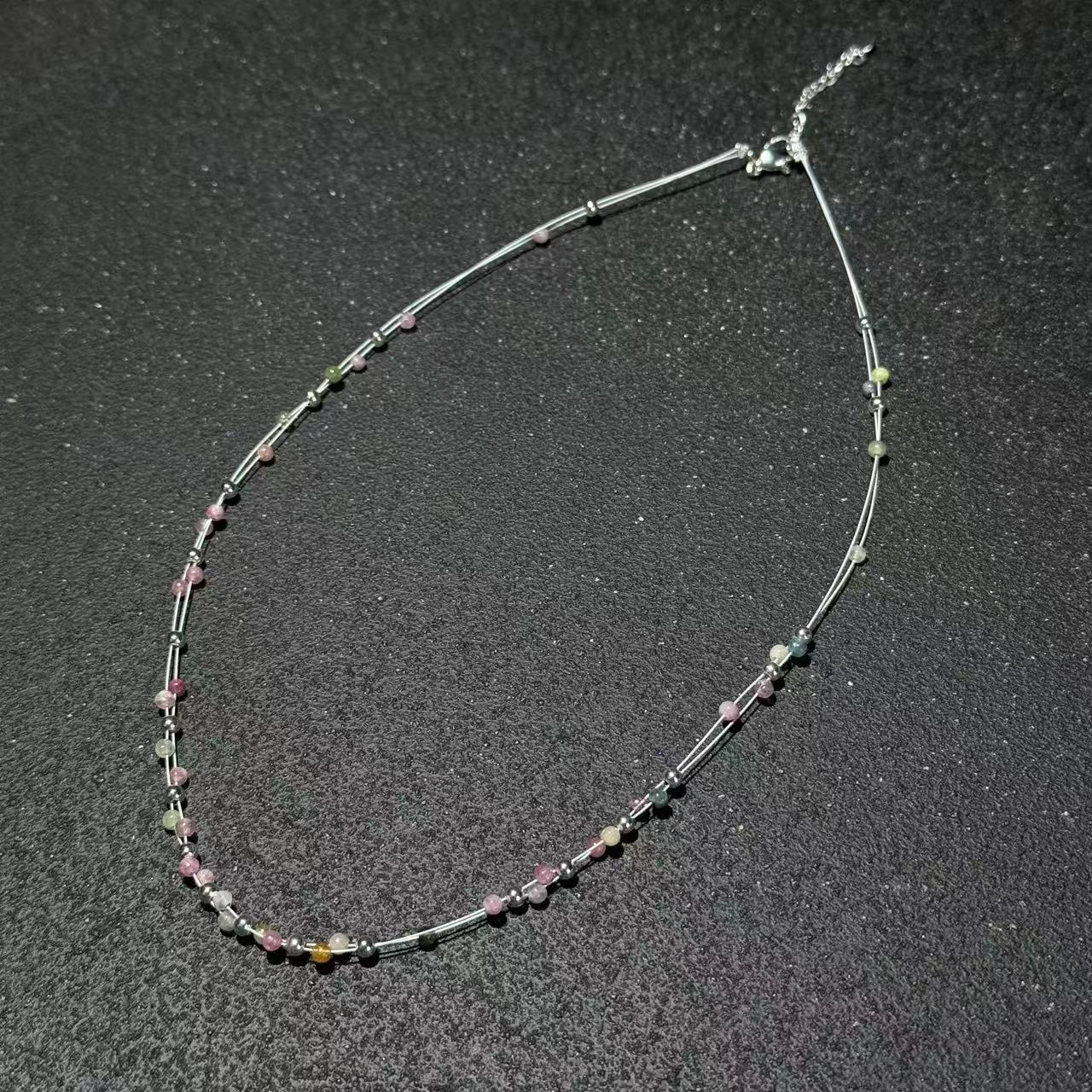 碧玺满天星锁骨链D050802-多样性发其一