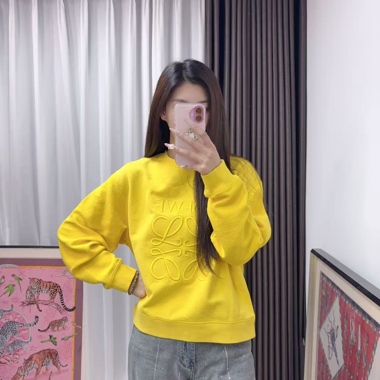 95新 LOEWE/罗意威 麦殿/卫衣L码/251124XXWPH01