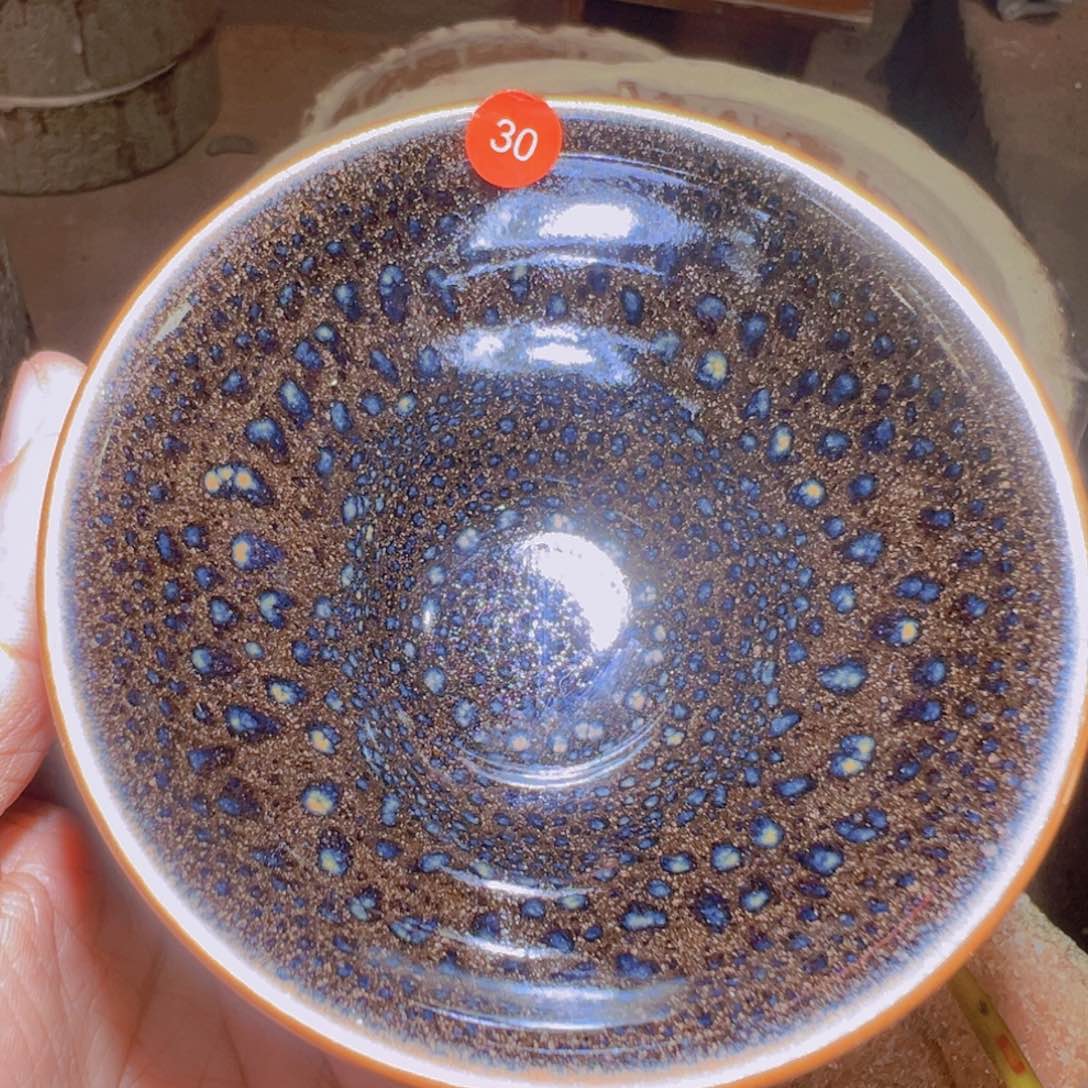 茶盏30 建窑建盏长聚龙窑