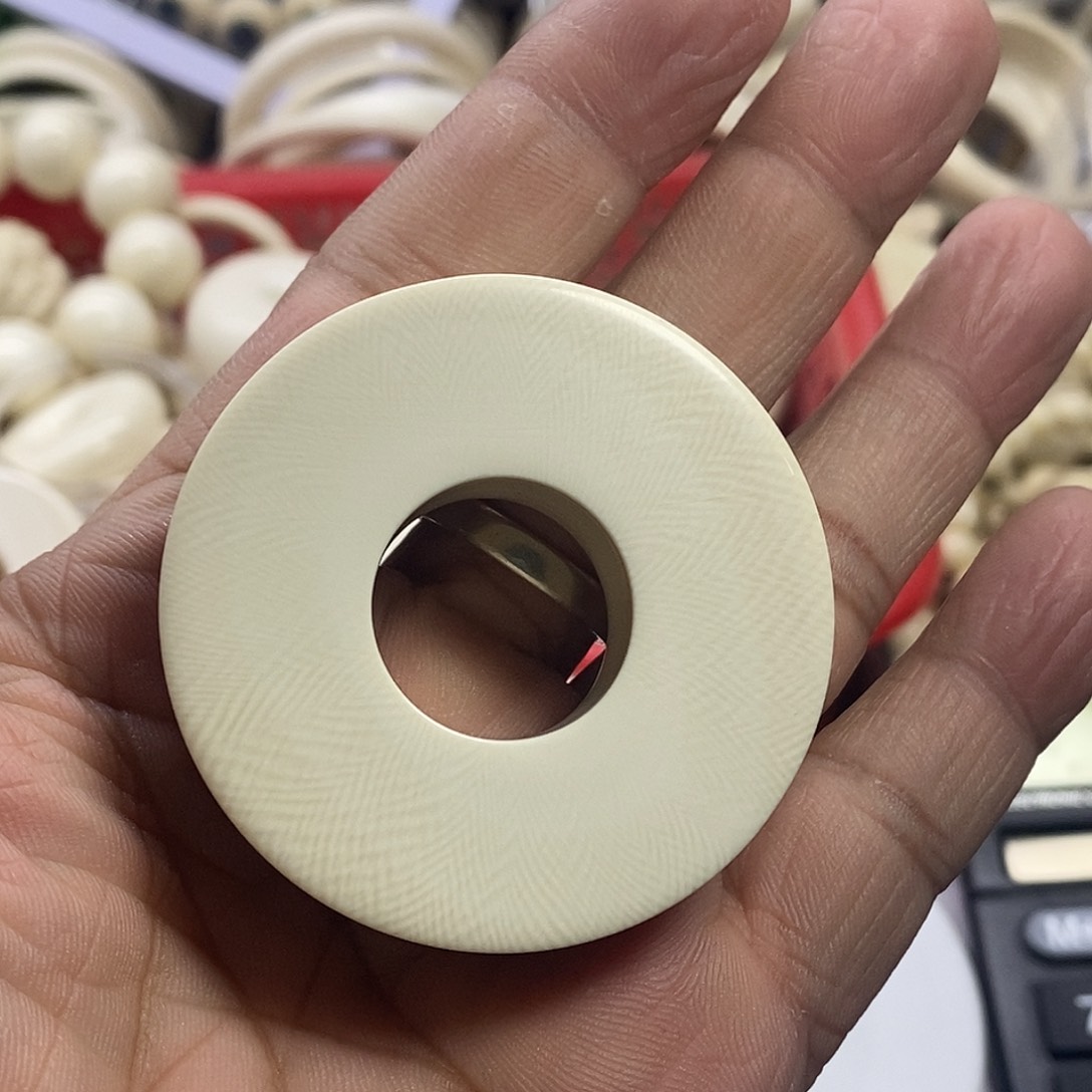 把件猛犸象牙白*士