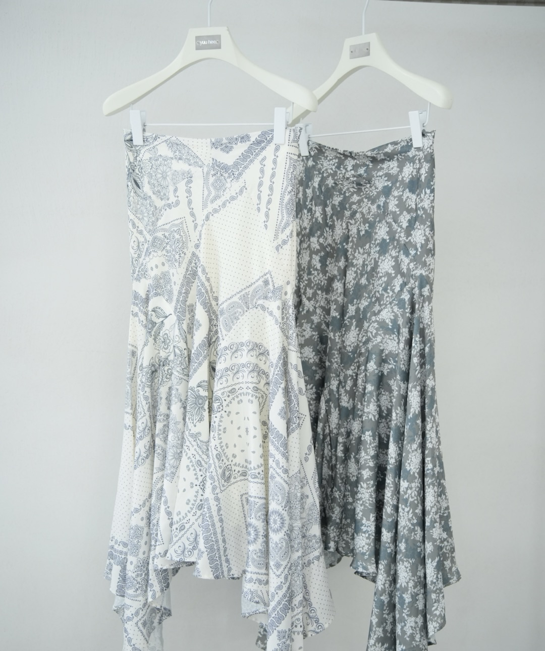 碎花分割式裁剪半裙 抹胸裙 夏季度假裙