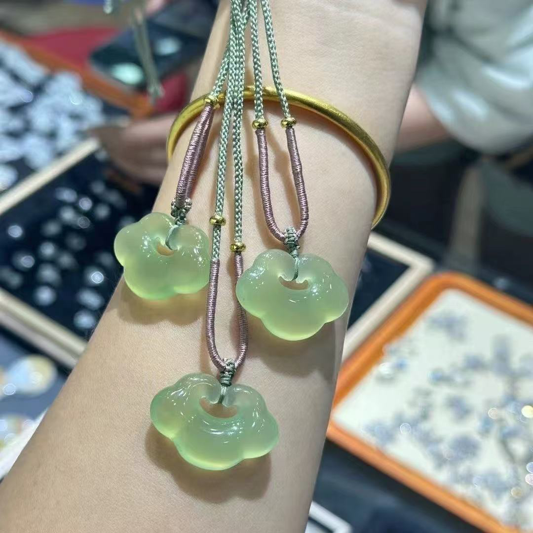 《抖音官方质检发货正品保真》天然祥云如意锁 多样性发其一