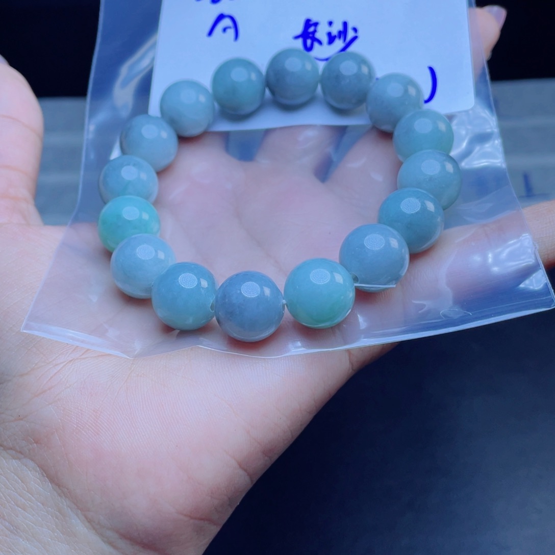 定制翡翠未镶嵌长****侠珠串