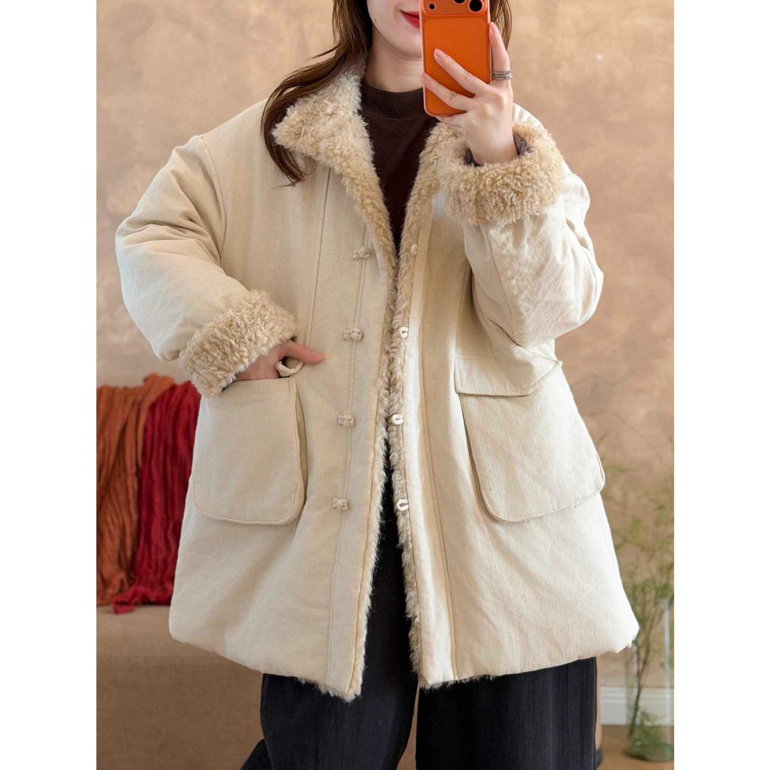 花茶【雪融】长短 双款休闲加厚加棉保暖棉服棉袄外套女上衣