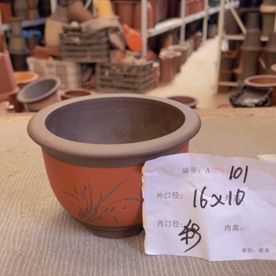 紫砂花盆紫紫砂盆
