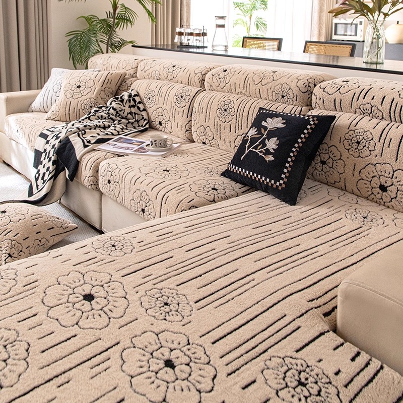 花影沙发套罩全包万能套新款加厚防滑弹力四季通用沙发垫子沙发笠