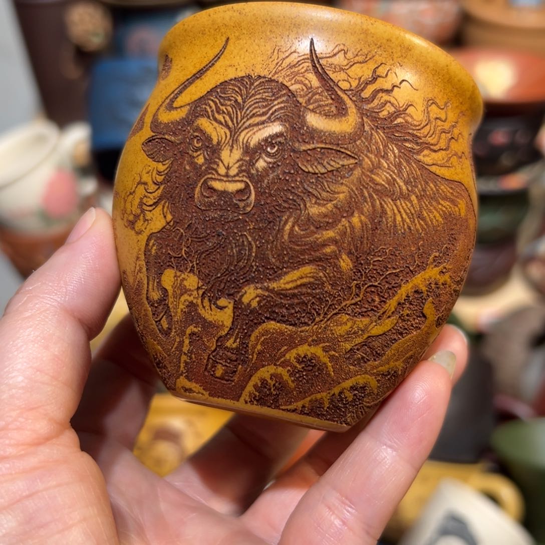 茶杯紫砂宜兴紫砂主人杯