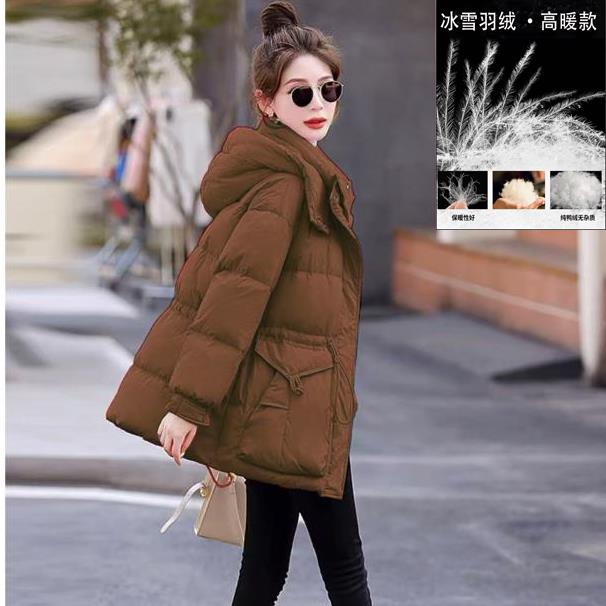 【羽绒服】索尼尔保羅冬季保暖加绒加厚款外套女装3855[YN]