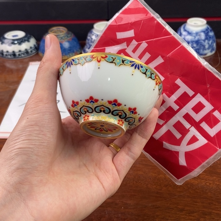 杯景德镇手绘陶瓷艺术
