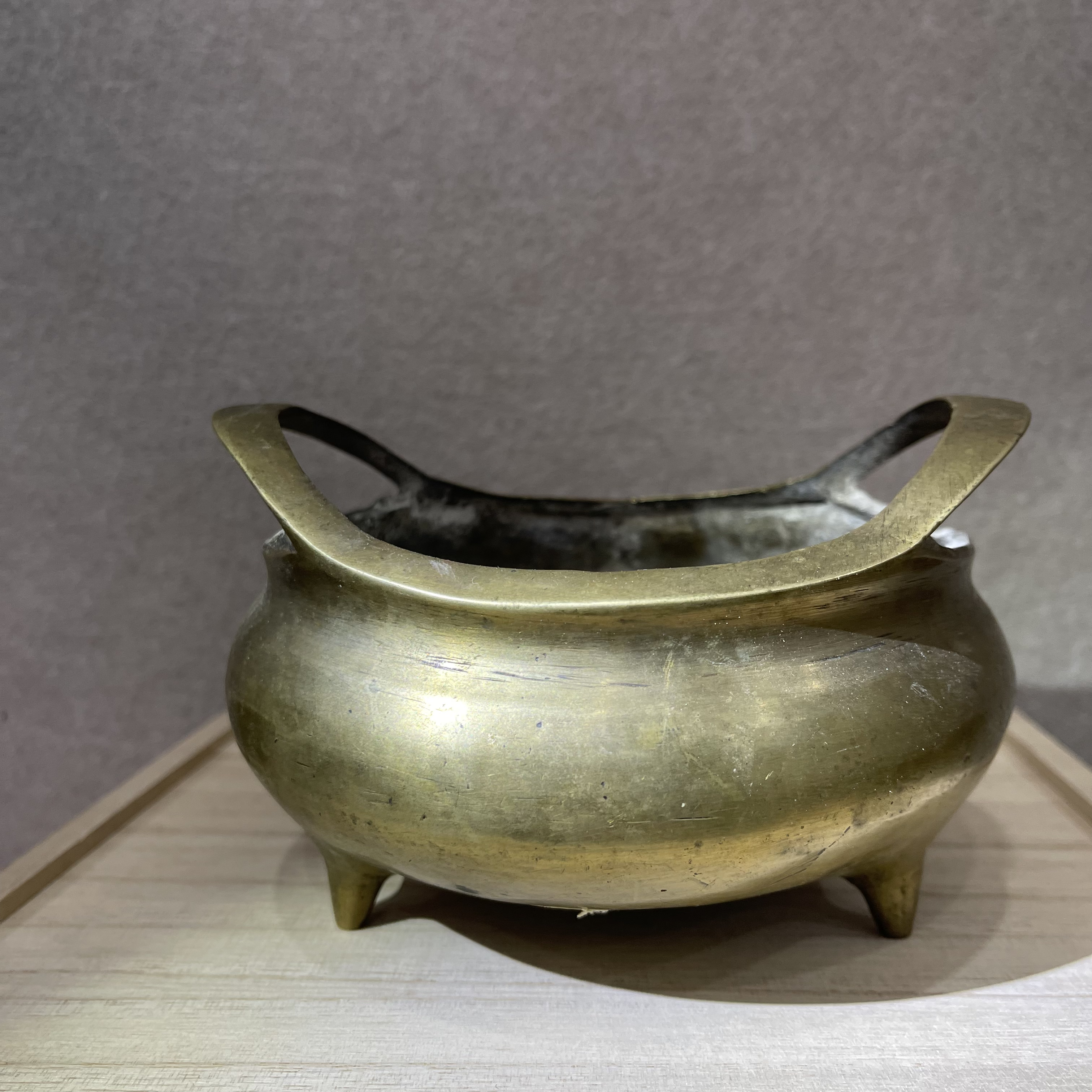 清代宣德炉十六字楷书款